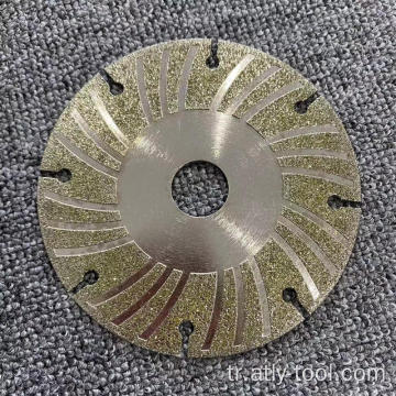Elektrokaplanmış elmas mermer kesme diski